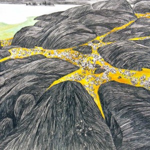 Tidal Gold - Judith Felch - Maine Coast Artist